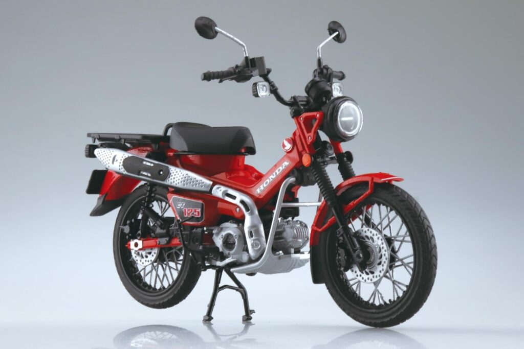 ホンダ CT125 ハンターカブ グローイングレッド ミニチュア