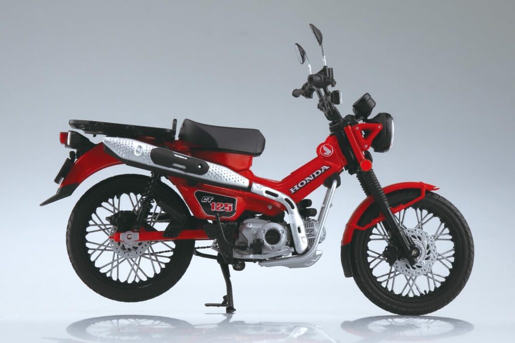 ホンダ CT125 ハンターカブ グローイングレッド ミニチュア